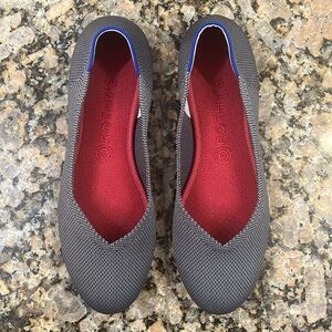 Rothy’s The Flat charcoal gray size 10